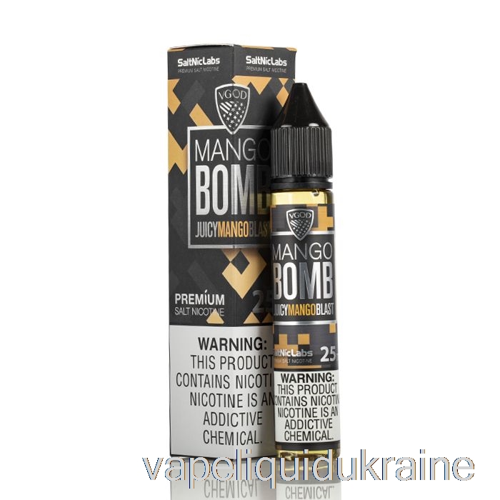 Vape Liquid Ukraine Mango Bomb - VGOD SaltNic - 30mL 25mg